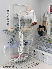 Giá đỡ máy uốn tóc treo tường phòng tắm không cần khoan, giá để máy sấy tóc - Nhiều màu - Xem 6