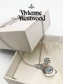 Vivienne Westwood New Tiny Orb Pendant Necklace - Silver - View 4