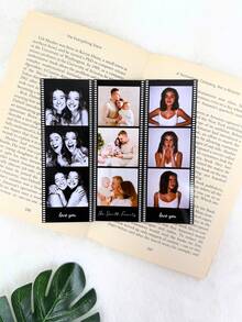 1/4/8pcs Customized Long Photo Strips - Personalized Movie-Style Photo Keepsakes, Couples/Best Friends Exclusive Photo Strips - Creative Custom Memorabilia, Student Photo Decor - Baby/Pet Growth Records - Personalized Long Photo Keepsakes, Birthday/Holiday Party Gifts - Customized Group Photos, Couples Photo Strips - Anniversary Romantic Surprise Gifts