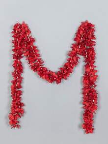 1pc Artificial Cherry Blossom Vine Embroidered Garland, 2m Long, Suitable For Home Decor, Wedding Venue Decor, Room/Bathroom Wall Decor, Outdoor Garden Decor, Birthday Party Decor, Valentine's Day And New Year Decor