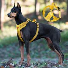 Tactical Dog Harness With Handle And Leash, Easy To Control And Train For Walking, Adjustable Reflective Strap - Multicolor - View 20