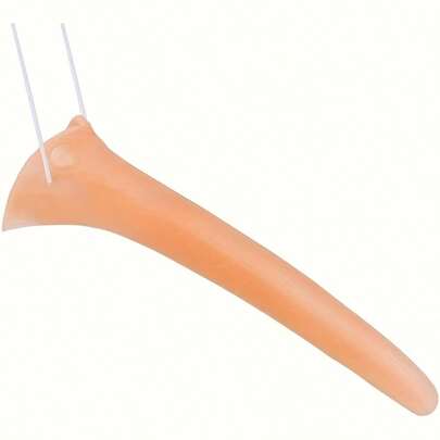 成人女巫长鼻子服装配饰，角色扮演派对道具假鼻子，无需电源或电池，不含羽毛