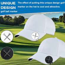 Golf Ball Markers Personlized Logo Enamel With A Strong Magnetic Hat Clips A Premium Golf Gifts For Golfer