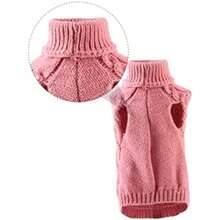 SUPVOX 1 Abrigo Cálido para Perros Abrigo de Punto para Mascotas Suéter para Mascotas Suministros para Cómodo Y Transpirable(yo rosa) - Multicolor - Ver 5