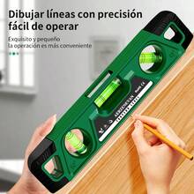 Torpedo-Type Magnetic Level, Mini Level, Micro Meter, Balance Ruler For Woodworking - Multicolor - View 1
