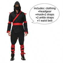 Costume pour adultes, tenue amusante de cosplay, costume de rôle, tenue de représentation sur scène, accessoire pour spectacle de fête - Multicolore - Voir 9