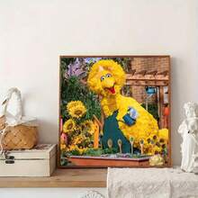 Sesame Street 芝麻街 - 艾摩/大鸟/甜饼怪/伯特/厄尼/5D钻石画套装,适合初学者和成人。钻石点画套装,宝石艺术卡通画,时尚DIY手工艺品,钻石画艺术品,家居墙面装饰,适合家居装饰,生日礼物 - 彩色 - 查看 29