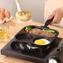 Thick Three-In-One Breakfast Frying Pan For Home Use, Fry Eggs, Flat Bottom Pan, Meat And Eggs - 3-in-1 Breakfast Pot - View 7