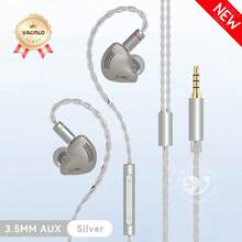 Tai nghe VAORLO Fever HiFi Sound Effect Tai nghe nhét tai Dynamic In-Ear Monitor Tai nghe có dây có thể tháo rời Chống ồn Tai nghe nhạc Thể thao Trò chơi - Nhiều màu - Xem 14
