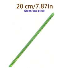 15cm/20cm Clear Plastic Triangular Ruler, 3D Triangular Ruler, Stationery For Grade 1 Students, Multi-Color Options