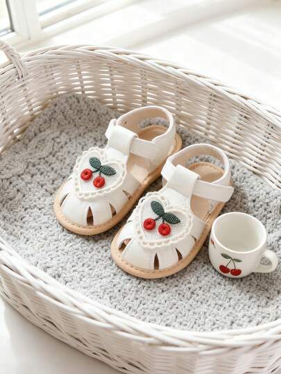 婴儿凉鞋 男婴女婴夏季连衣裙平底鞋沙滩凉鞋 新生儿学步鞋 学步鞋 0-3个月 6-12个月 12-18个月