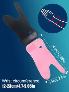 RPPR 1pc - Adjustable Compression Wrist Brace With Removable Splint, Suitable For Carpal Tunnel Syndrome, Fits Palm And Wrist, Black/Rose, Unisex, Daily Wrist Support, Reinforced At Night - Wrist Circumference: 12-23cm/4.7-9.05in, Fits Left & Right Hands - Nhiều màu - Xem 4