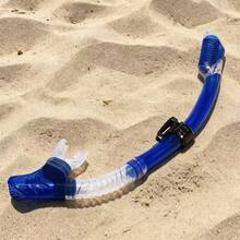 干式呼吸管，液态硅胶咬嘴，浮潜潜水呼吸器