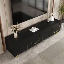 Television Stands & Entertainment Centers - Black + Particle Board + 50-59 Inches-1 - View 10