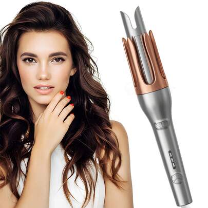 UKLISS Automatic Curling Iron Hair Curler Rotating Curling Iron Wand, Anti - Scald, Hair Wand Curlers For Lasting Curls Waves, Dual Voltage Hair Styling Tools, Curling Iron Brush, Automatic Hair Tool, Hair Curling Tool, Antiscald Design, Sleek Styling Tool, Smooth Rotation, Durable Construction, Rotating Curlers, Curling Brush, Salon Professionals, Home Users