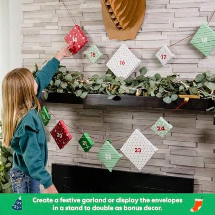 GYJ KiwiCo Santas Railroad Train Advent Calendar For 5  Countdown To