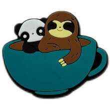 16/25PCS Cute Sloth Series Shoe Charms Set, PVC Shoe Decorations For Beach Bag, Shoe Accessories Charms, Gift Idea For Birthday Christmas Valentine's Day Halloween Party Favors - Multicolor - View 10