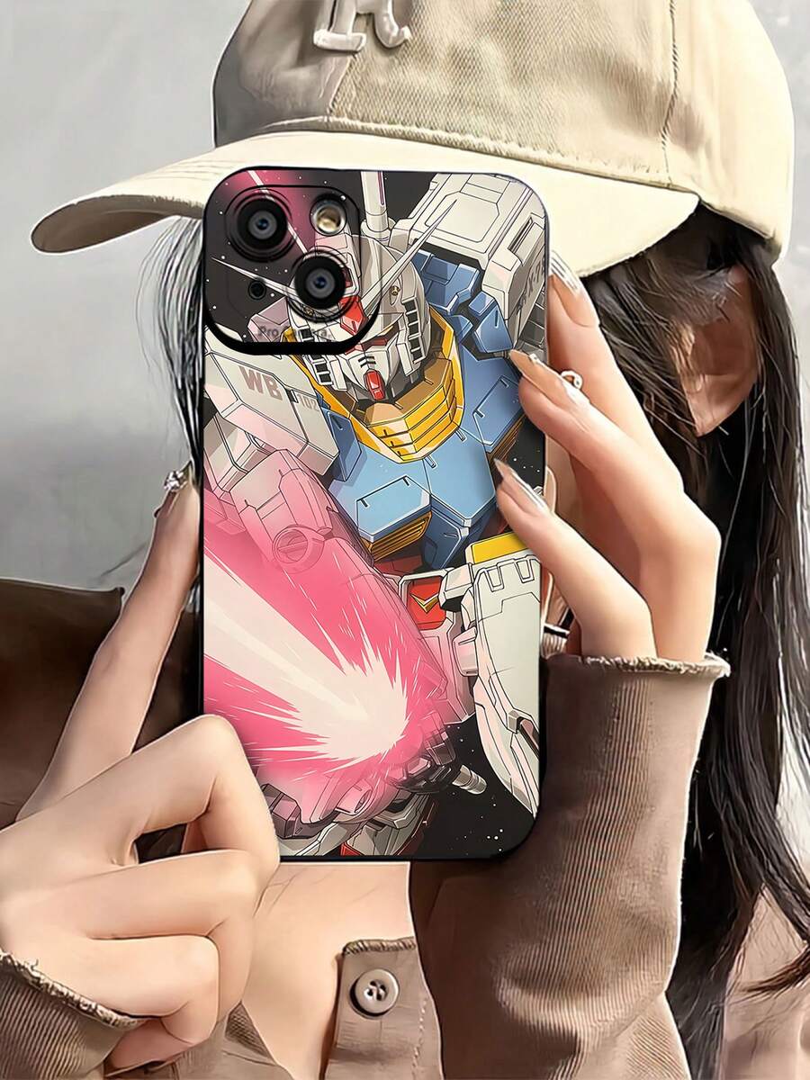 Funda para teléfono Gundam Battle Blast: Protege tu dispositivo con estilo. Compatible con teléfonos , 17, 16 Pro Max, 15 Pro Max, 13 y 12. Fabricada en TPU para una protección total contra golpes y caídas. Un regalo fantástico para fans del anime, amigos, cumpleaños y ocasiones especiales. - Negro - Ver 1