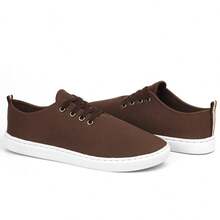 Men's Casual Sneakers, Easy To Slip On, Flat Stitched Sole, New Year-End Release, Cheapest In Brazil - Rust Brown - View 5