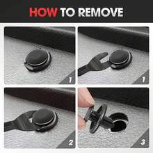 190Pcs Auto Plastic Buckle Bumper Clips Fixing Nail Kit 6 Styles Plastic Retainer Fasteners Clip Car Body Push Rivets Parts - Black - View 7