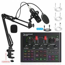 Gaming Microphone Exclusive BM800 Mobile Phone Sound Card Live Streaming Full Set Computer Microphone Sound Card + Gaming Sound Card - 1 - Xem 2