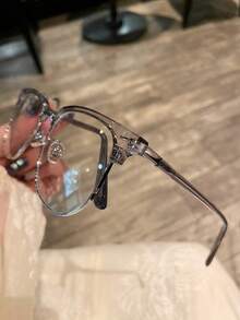 "FROZEN" Series Blue Light Glasses For Woman/Men Computer Bluelight Glasses Womens/Mens Half Frame Clear Lens Glasses Blue Light Glasses For Woman Men Protection Computer Gaming Glasses Women Cute Light Weight Red Frame Oversized Non Prescription Small Face Square Cateye Reduce Eye Fatigue On Computers, TVs, Phones, And Games, Suitable For Computer Lense Screen Protector Plain Glasses ,Blue Light Glasses For Woman Men Safety Glasses Blue Light Blocking Glasses Protection Computer Gaming Glasses Women Cute Light Weight Red Frame Oversized Non Prescription Small Face Square Cat Eye Reduce Eye Fatigue On Computers, TVs, Phones, And Games, Suitable For Computer Lense Screen Protector Plain Glasses Clear Lens Light Glasses For For Women Men Light Glasses For Glasses For Women 99 Blue Light Glasses For Woman Blue Light Glasses Women/Men, Fashion Round Frame UV Ray Filter Computer Gaming Glasses Computer Glasses - Anti Eyestrain & UV Glare Protection Anti Glare - 灰色 - 查看 9