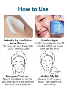 70ml Hydrating Sleep Mask, Moisturizes, Brightens And Softens Skin. Infused With Squalane And Probiotic Complex, Enhances Skin Radiance And Barrier Function. - Water Sleeping Mask - View 9