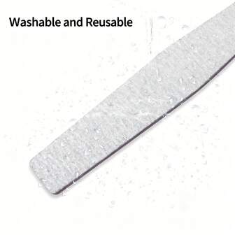 5 piezas de herramientas de cuidado de uñas de alta calidad para técnicos de uñas: lima de esmeril, placa de goma en forma de diamante, lima de uñas y lima de pulido