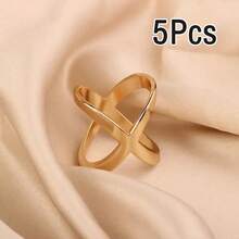 1个/2个/3个/5个/10个装 X形围巾扣头带夹，服装胸针蝴蝶结围巾包包围巾扣，腰带结围巾扣披肩扣胸针十字蝴蝶结围巾包包夹领扣，送给亲朋好友的礼物