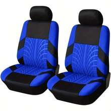 Car Seat Covers Front Pair,Universal Cloth Front Seat Covers For Car,Breathable And Washable Seat Covers For SUV, Sedan, Van, Automotive Interior Covers, Airbag Compatible - Màu xanh lam - Xem 12