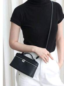 Fashionable Minimalist Elegant Handbag For Urban Commute - Multicolor - View 3