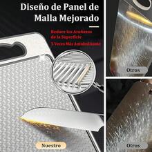 Tablas para Cortar de Titanium, 2 Piezas de Doble Cara |   Superficie con Malla Protectora y Lisa |   Antiarañazos y Antideslizante |   Fácil de Limpiar |   para Carne y Verduras - Pago - Ver 8