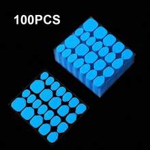 无味防水双面美甲贴纸，透明美甲凝胶贴纸，强力粘合，透气优质粘合剂，适用于按压式美甲凝胶贴纸，女士美甲用品