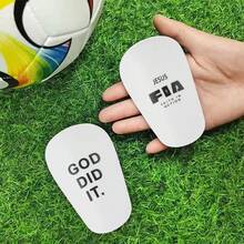 1 Pair Mini Football Shin Guards, Thick Design For Enhanced Protection, Durable For Youth And Adults, Sports Safety Equipment - GDI - View 1