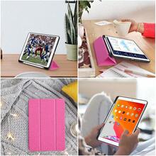 Case For IPad 9th Generation 2021/8th Gen 2020/7th Gen 2019 With Pencil Holder - Premium Shockproof Case With Soft TPU Back Cover & Auto Sleep/Wake For IPad 10.2 Inch, B-HotPink,ZB-HotPink - ZB-亮粉色 - 查看 7