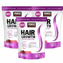 Force Factor Hair Growth Accelerator, Mixed Berry, 60Soft Chews - 3 - 查看 1