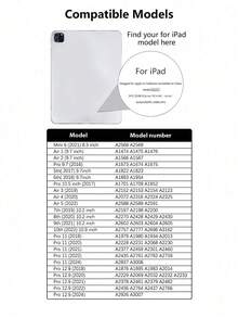 透明粉色花卉图案 iPad 保护壳 - 时尚保护壳，印有励志名言，优雅实用，兼容 iPad Pro 11 英寸、iPad Air 2、iPad Air 第五代（2022 年款）、iPad Air 11 英寸 (M2)-2024、iPad Air 11 英寸 (M3) 2025，自用或送礼皆宜，是新年或生日的理想之选。 - 無色 - 查看 12