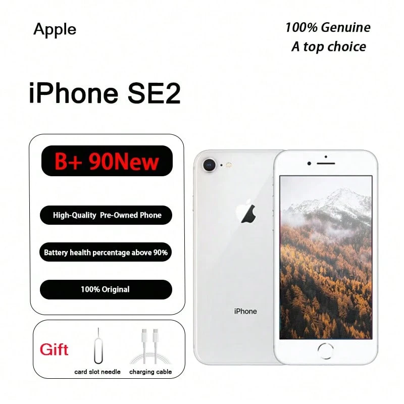 Used But Almost New Apple IPhone SE 2, Powered By A13 Chip - White - View 1