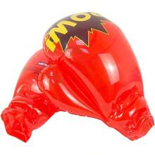 Guantes de Boxeo Inflables para Niños, Guantes de Entrenamiento de Boxeo para Jóvenes, Guantes de Boxeo de Juguete para Niños y Niñas, Ejercicios de Entrenamiento (Rojo) - 1 - Ver 2