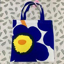 Women Tote Bags - 藍色花朵 - 查看 2