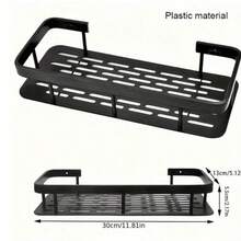 1PC Wall-Mounted Shower Caddy Hanging Portable Corner Shower Caddy Shower Shelf For Inside Shower Bathroom Organizers And Storage Bathroom Shower Shelves Accessories Bathroom Decor - 2pcs - 查看 4