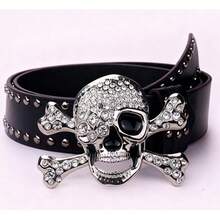 1pc Y2K Palm Style Fashion Waist Belt, Suitable For Party, Gathering, Valentine's Day, Summer, School Autumn, Halloween And Other Occasions