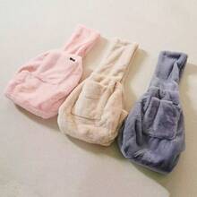 Pet Sling Carrier For Small And Medium Dog And Cat With Breathable Mesh - Plush Self-Warming Hiking Front Backpack Chest Body Holder - Multicolor - View 7