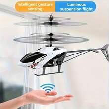 新款感应飞行动物直升机，悬停，防震，可充电，带灯光玩具