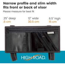 High Road Organizador de Coche para Visera - Gris - Ver 3