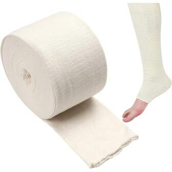 1 Roll Bandage Elasticated Support For Arm, Stretch Roll Gauze Dressing Retention For Arms Lower Legs