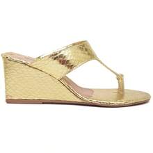Women's Sandal With Metal Details DUBUY 2114FG - 金色 - 查看 3