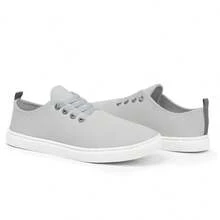 Men's Casual Stylish Lightweight And Durable Low-Top Sneakers Modern Design Year-End Release Lowest Price - Grey - View 5