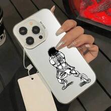 Funda de Teléfono I-Ippo Makunouchi para 17 6 15 14 13 12 11 Pro Max Plus Funda de Teléfono Plateada Colorida - Z2 - Ver 11
