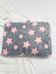 1件装学生笔记本电脑保护套，适用于11英寸/13英寸/15英寸笔记本电脑，星空印花毛绒休闲男女通用保护套，兼容Macbook、HP、ASUS等品牌，适合女生、青少年、男生、大学生使用。另有9-15英寸平板电脑保护套，防震设计，适用于iPad Air 4/5/Pro等机型，防水旅行必备。 - 灰色 - 查看 8